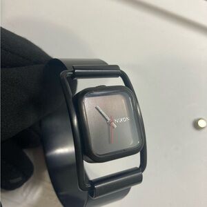 Nixon The Dynasty cuff watch, black, new battery
